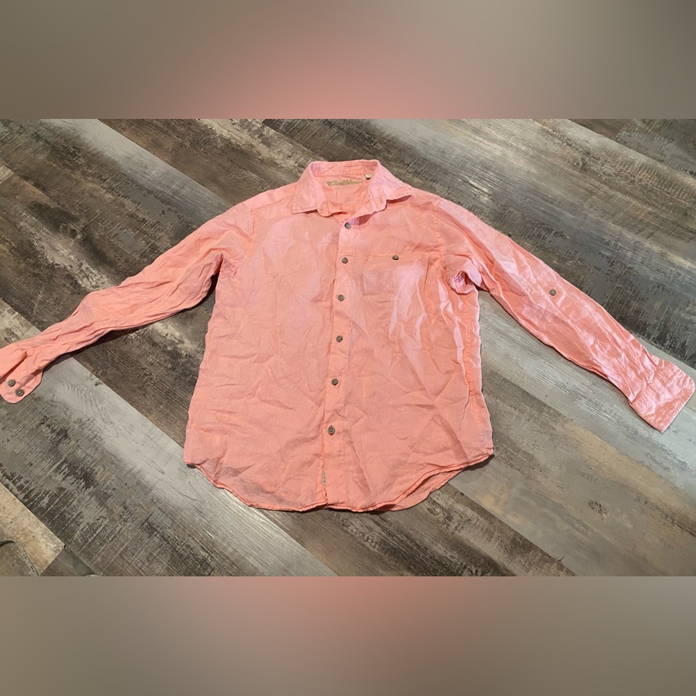 Caribbean pink Button-Up Shirt